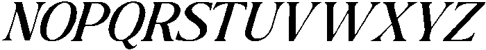 The Milano's Editorial Italic otf (400) Font UPPERCASE