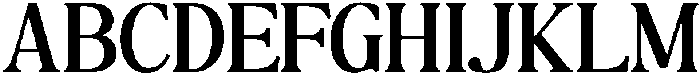The Milano's Editorial Narrow Contrast otf (400) Font UPPERCASE