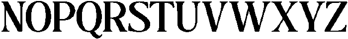 The Milano's Editorial Narrow Contrast otf (400) Font UPPERCASE