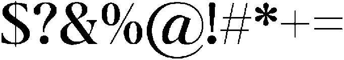 The Milano's Editorial Narrow otf (400) Font OTHER CHARS