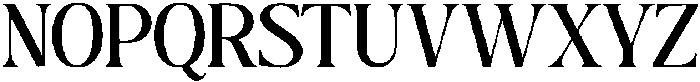The Milano's Editorial Narrow otf (400) Font UPPERCASE