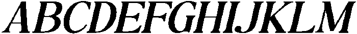 The Milano's Editorial Oblique Contrast otf (400) Font UPPERCASE