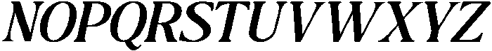 The Milano's Editorial Oblique Contrast otf (400) Font UPPERCASE