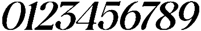 The Milano's Editorial Oblique otf (400) Font OTHER CHARS