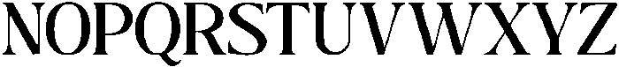 The Milano's Editorial Regular otf (400) Font UPPERCASE