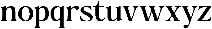 The Milano's Editorial Regular otf (400) Font LOWERCASE