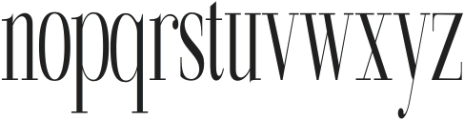 The Milvera Awesome Condensed Light otf (300) Font LOWERCASE