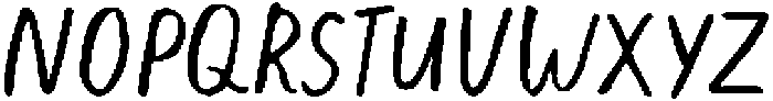 The Minimalist Regular Alt otf (400) Font UPPERCASE