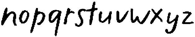 The Minimalist Regular Alt otf (400) Font LOWERCASE