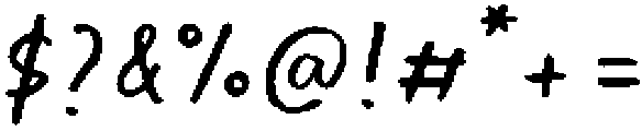 The Minimalist Regular otf (400) Font OTHER CHARS
