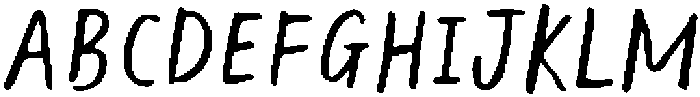 The Minimalist Regular otf (400) Font UPPERCASE