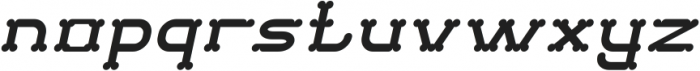The Monkey Italic otf (400) Font LOWERCASE