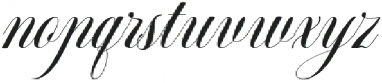 The Moritza Italic Regular otf (400) Font LOWERCASE