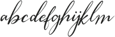 The Morteffis otf (400) Font LOWERCASE