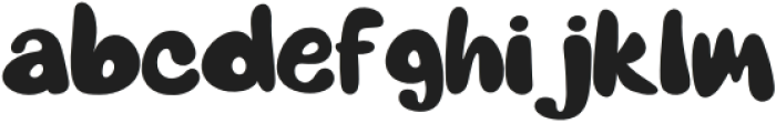 The Music Regular otf (400) Font LOWERCASE