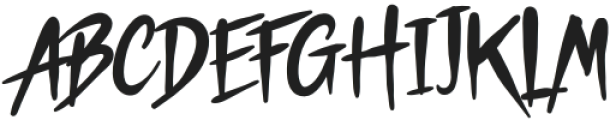 The Naeyah Regular otf (400) Font UPPERCASE