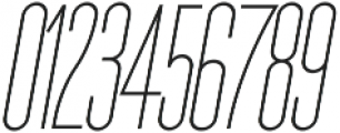 The National Light - Oblique otf (300) Font OTHER CHARS