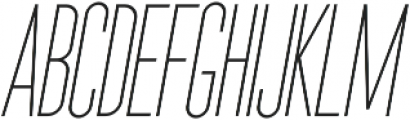 The National Light - Oblique otf (300) Font LOWERCASE