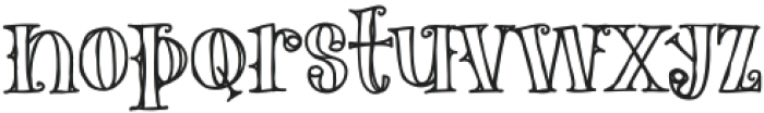 The Old Forest Outline otf (400) Font LOWERCASE