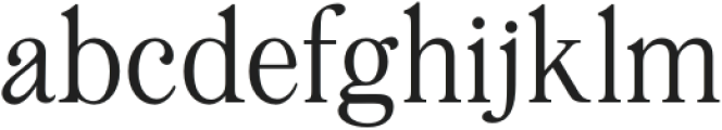 The Old Valley Regular otf (400) Font LOWERCASE