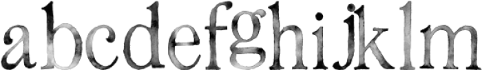 The Old Valley SVG Regular otf (400) Font LOWERCASE