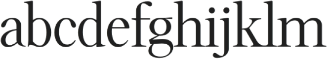 The One Regular otf (400) Font LOWERCASE