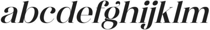 The Pablo Meganta Serif Italic otf (400) Font LOWERCASE