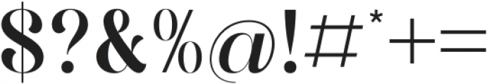 The Pablo Meganta Serif otf (400) Font OTHER CHARS