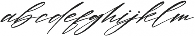 The Pablo Meganta Signature otf (400) Font LOWERCASE