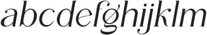 The Paloma Italic ttf (400) Font LOWERCASE