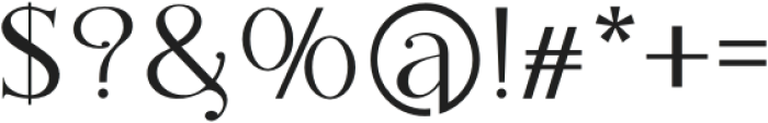 The Paloma Regular otf (400) Font OTHER CHARS
