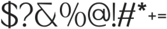 The Pavefloz Regular otf (400) Font OTHER CHARS