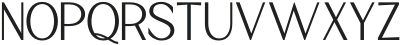 The Pavefloz Regular otf (400) Font UPPERCASE