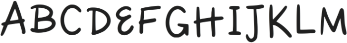 The Peanut Gallery Regular otf (400) Font UPPERCASE