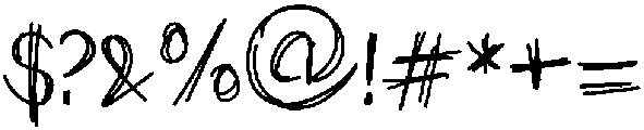 The Perfect Kid Regular otf (400) Font OTHER CHARS