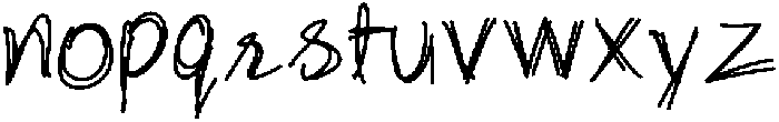 The Perfect Kid Regular otf (400) Font LOWERCASE