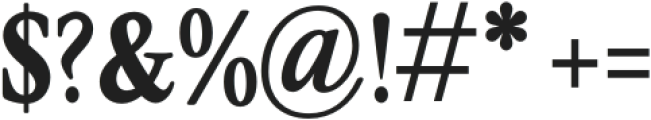 The Picnic Club Extra Bold otf (700) Font OTHER CHARS