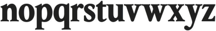 The Picnic Club Extra Bold otf (700) Font LOWERCASE