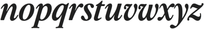 The Picnic Club Italic Bold Italic otf (700) Font LOWERCASE