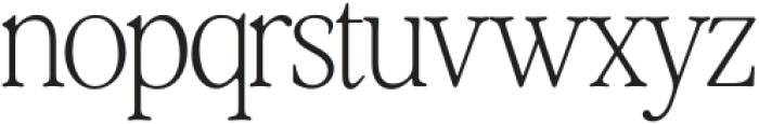 The Picnic Club Thin otf (100) Font LOWERCASE