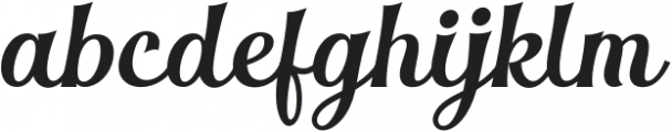 The Pincher Brothers Script otf (400) Font LOWERCASE