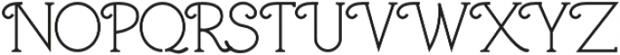 The Pinta otf (400) Font UPPERCASE