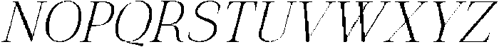 The Pixel Editorial Italic otf (400) Font UPPERCASE