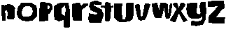 The Popcuts Regular otf (400) Font LOWERCASE