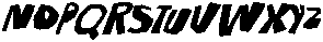 The Popcuts Slant otf (400) Font UPPERCASE