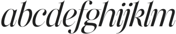 The Portray Italic otf (400) Font LOWERCASE