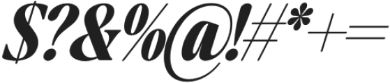 The Qualified Black Italic otf (900) Font OTHER CHARS