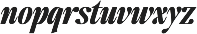 The Qualified Black Italic otf (900) Font LOWERCASE