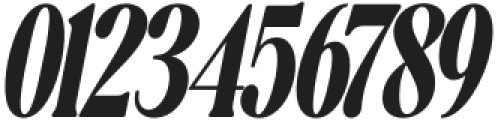 The Qualified Black Slanted Condensed otf (900) Font OTHER CHARS