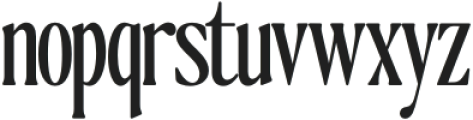 The Qualified Condensed otf (400) Font LOWERCASE